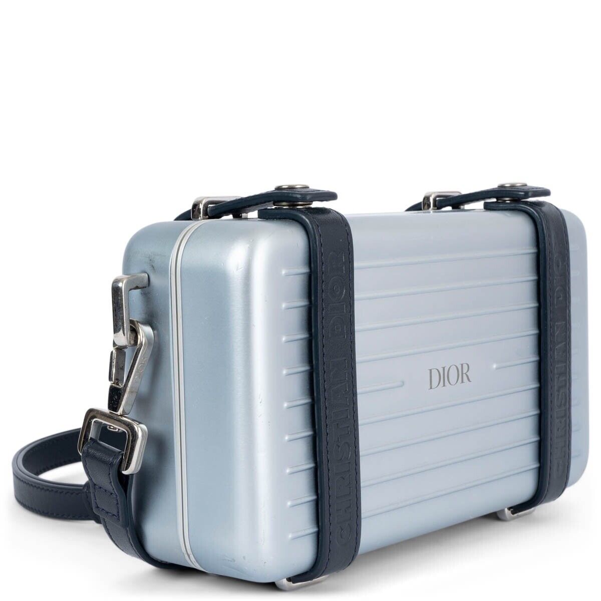 68795 auth CHRISTIAN DIOR x RIMOWA blue 2022 PERSONAL CLUTCH
