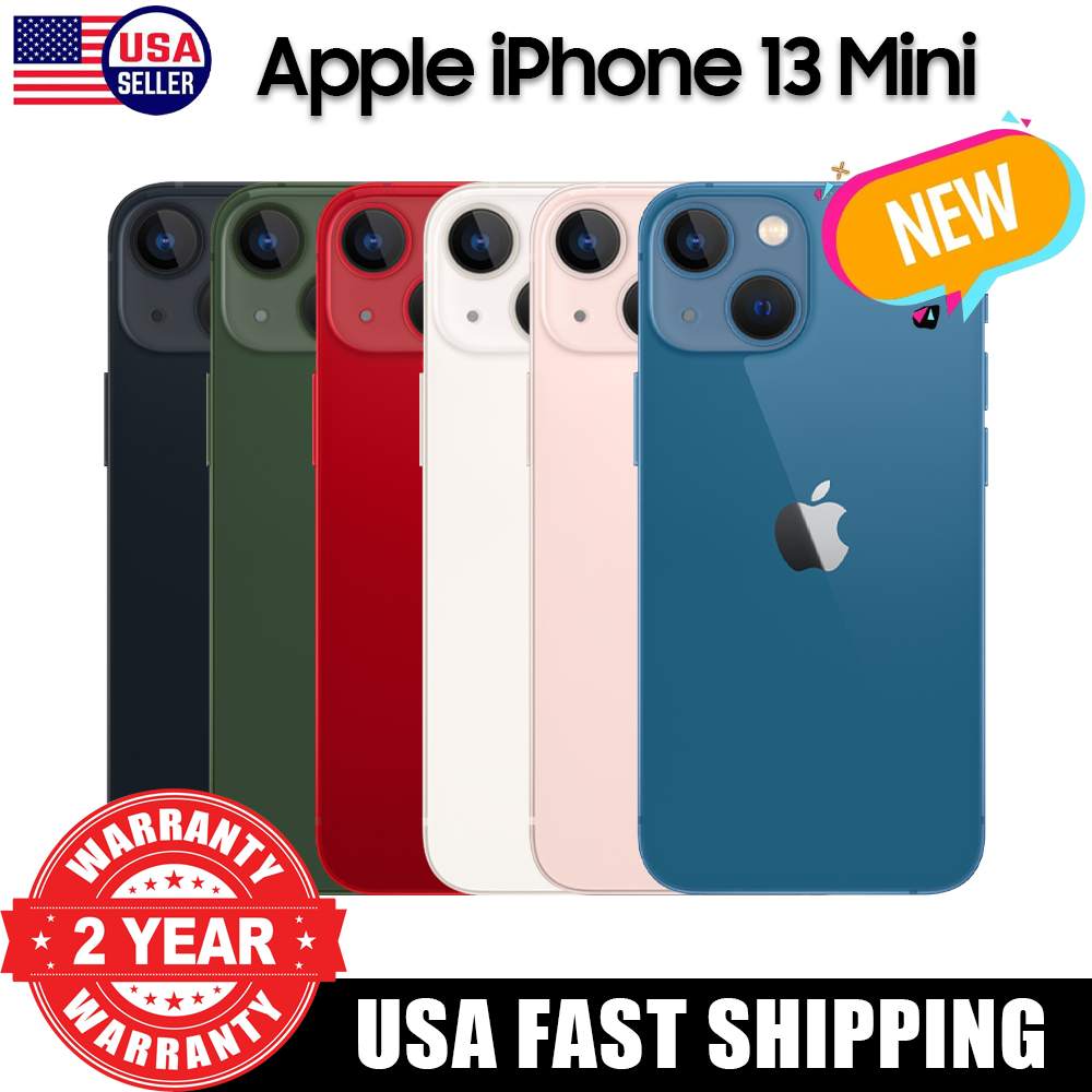 New Apple iPhone 13 mini 512GB |256GB |128GB ALL GSM+CDMA Factory