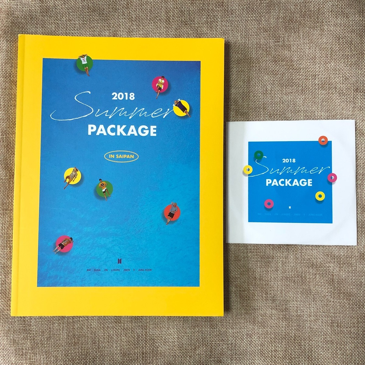BTS GROUP [2018 Summer Package Saipan] Official Photobook + DVD