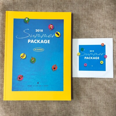 BTS GROUP [2018 Summer Package Saipan] Official Photobook + DVD