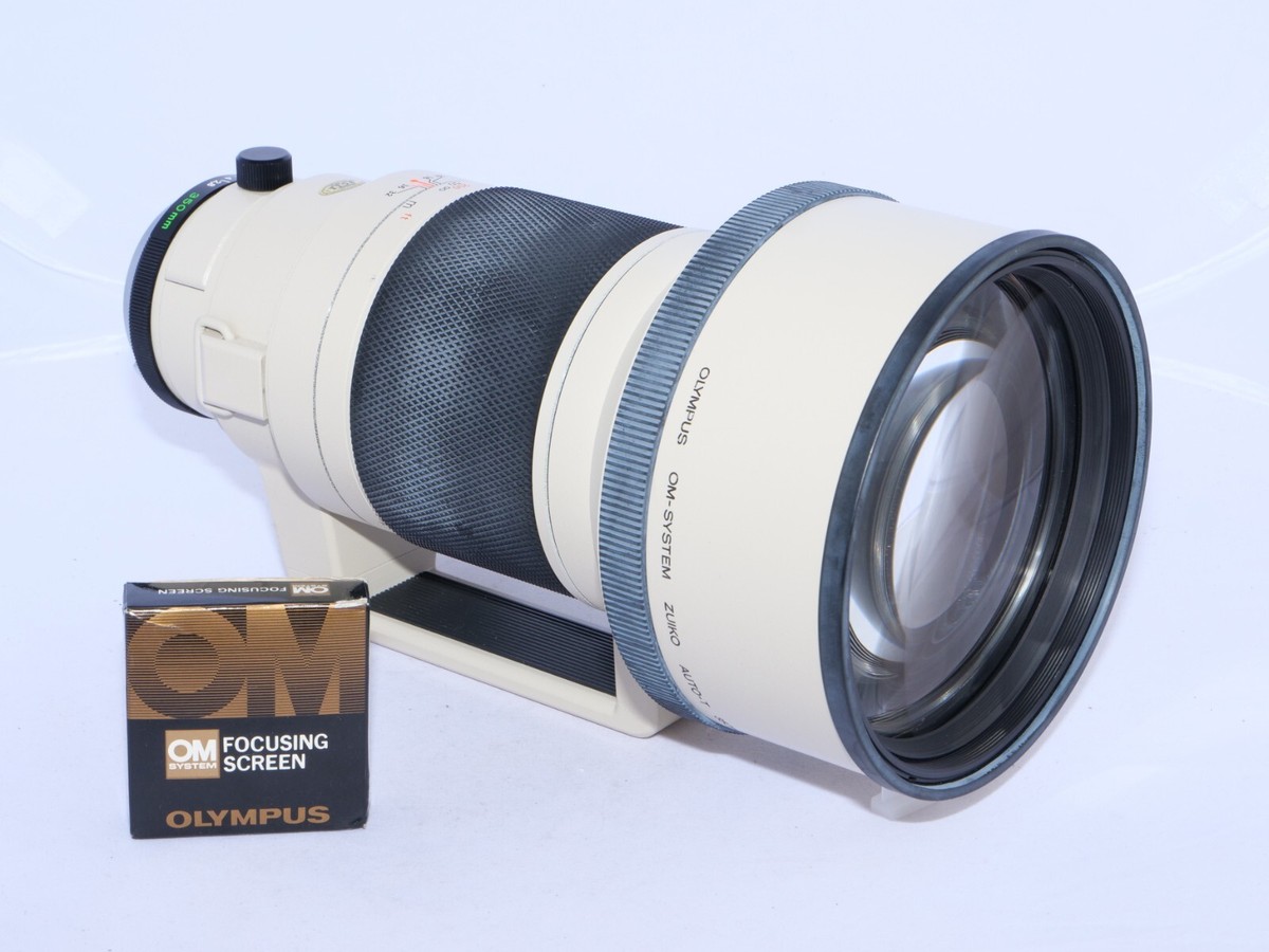 Olympus Zuiko-T 350mm f2.8 FAST telephoto Lens. Olympus FILM and