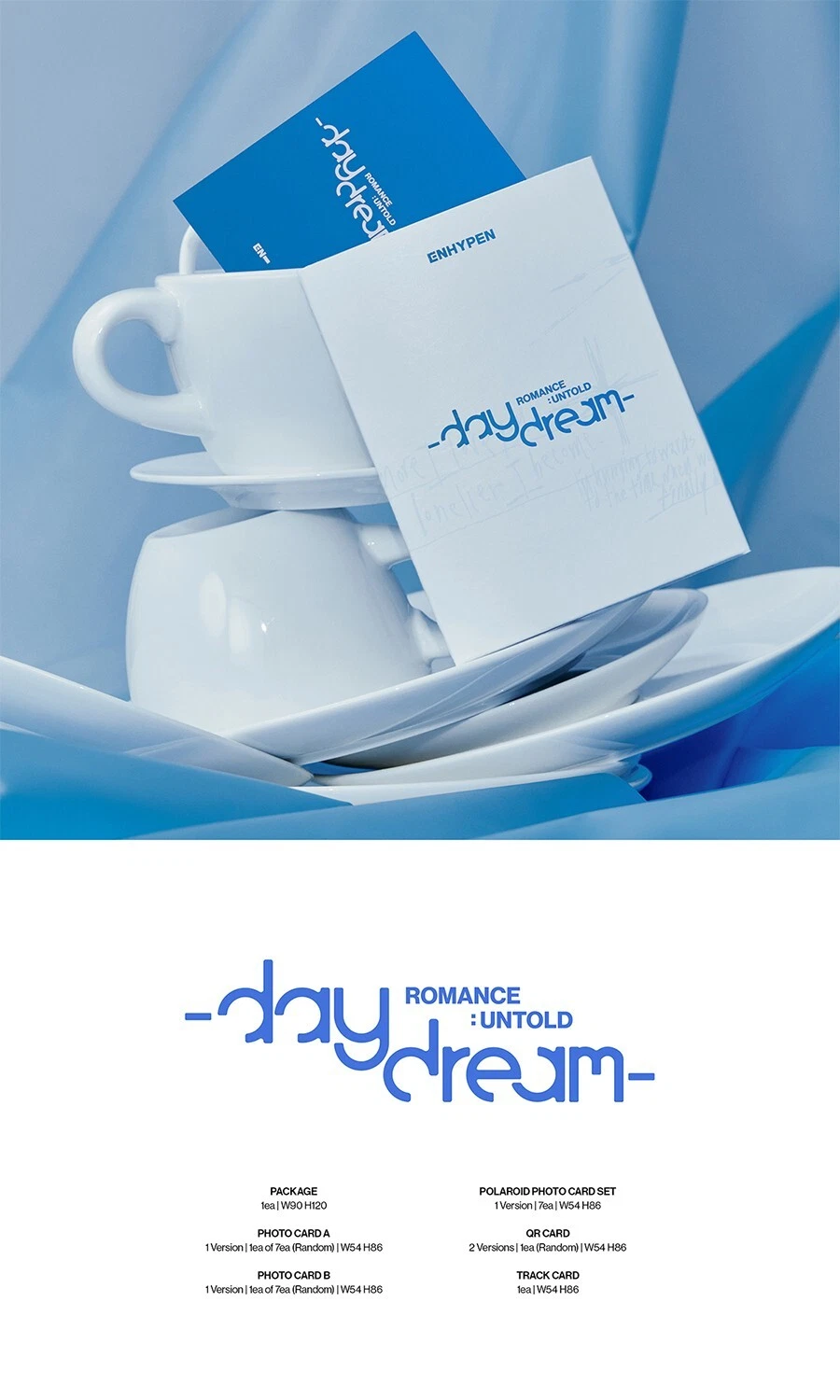 ENHYPEN ROMANCE:UNTOLD-DAYDREAM 2nd Repackage Album WEVERSE Ver/QR