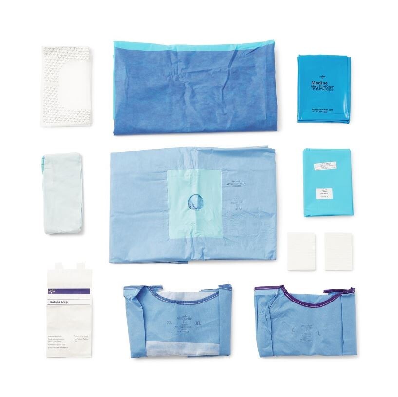 1-Pack* Medline Arthroscopy Pack Level 4 Surgical Drape DYNJP8100S