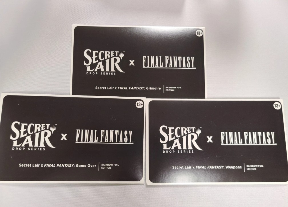 Secret Lair x FINAL FANTASY フォイルカードセット MTG Secret Lair x