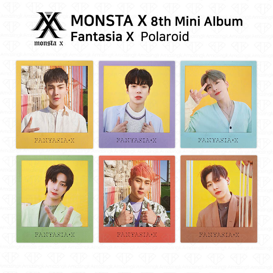 MONSTA X 8th Mini Album Fantasia X Official Color Polaroid