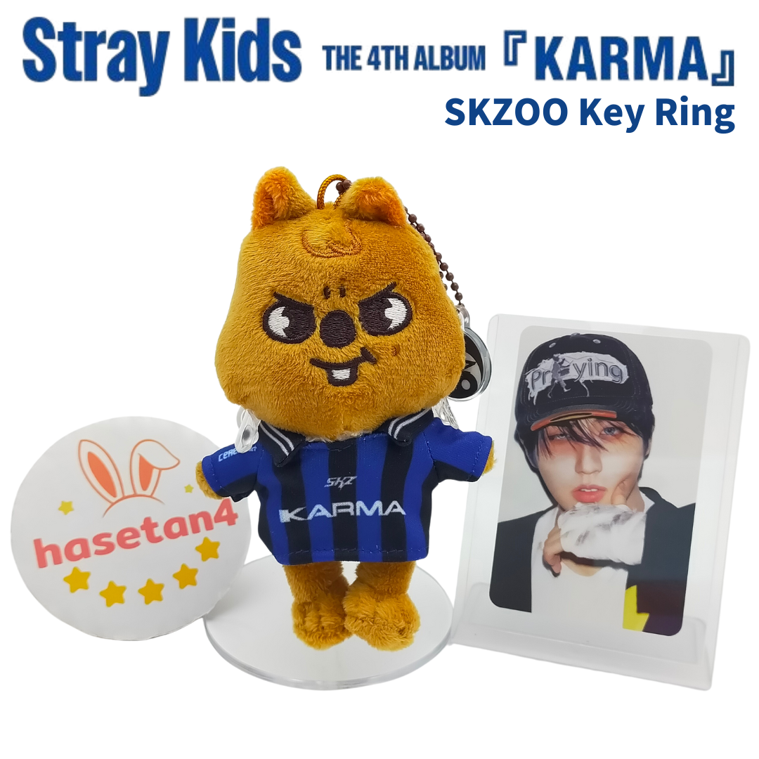 STRAY KIDS KARMA ALBUM SKZOO ver. KEYRING HAN QUOKKA with HAN
