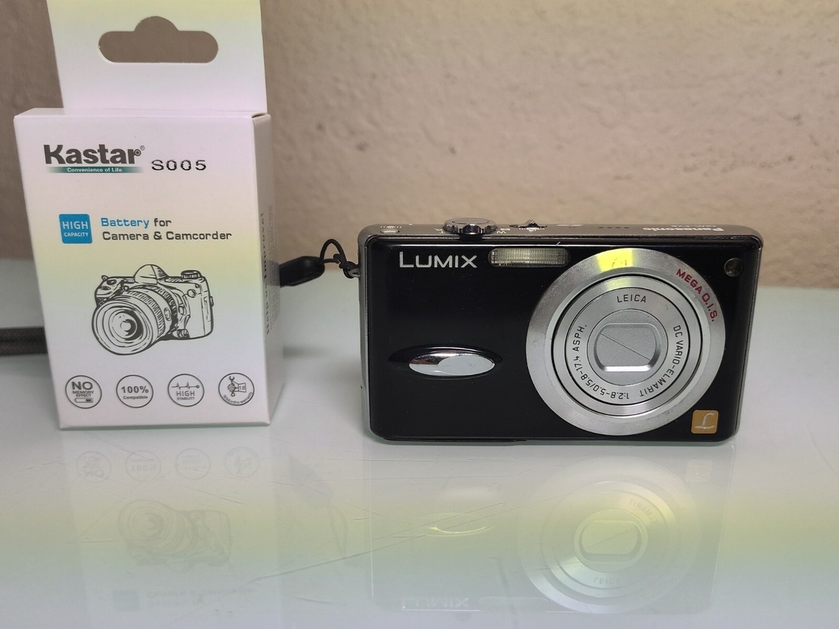 Panasonic LUMIX DMC-FX8 5.0MP Digital Camera Black ***READ*** New
