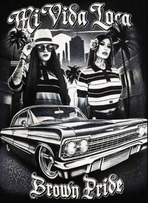 Brown Pride Mi Vida Loca Graphic Tee SM-2X | eBay