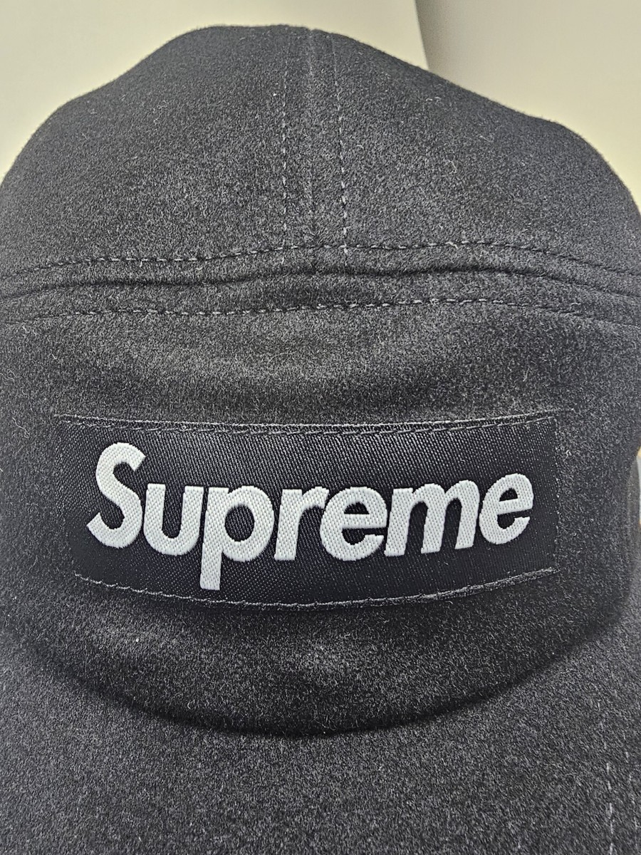 Supreme Wool Camp Cap Black FW20 | eBay