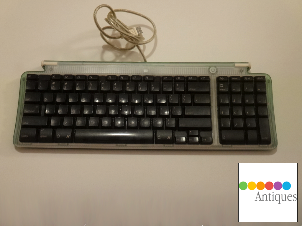 Apple USB Keyboard for Clear Lime Green iMac Power Mac G3 G4 Cube