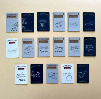 Super Junior Vol.1 The Road : Keep on Going Official Photocard