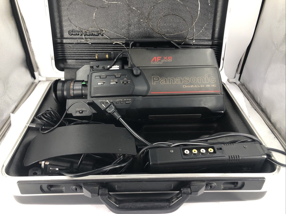 Panasonic AF X8 CCD OmniMovie VHS HQ Camcorder Camera PV-440D | eBay