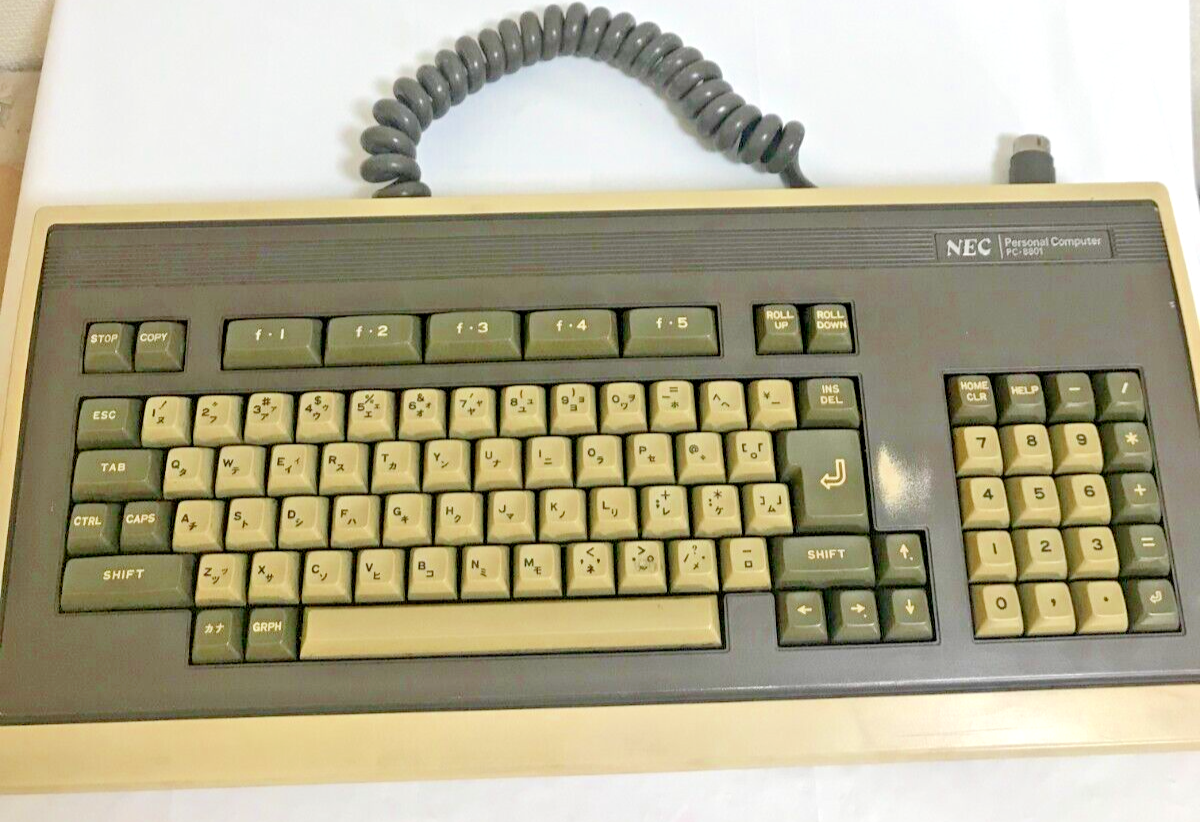 NEC PC 8801 Rare Keyboard 1981 Vintage Junk Repair Operation Not