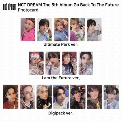NCT DREAM The 5th Album Go Back To The Future Official Photocard