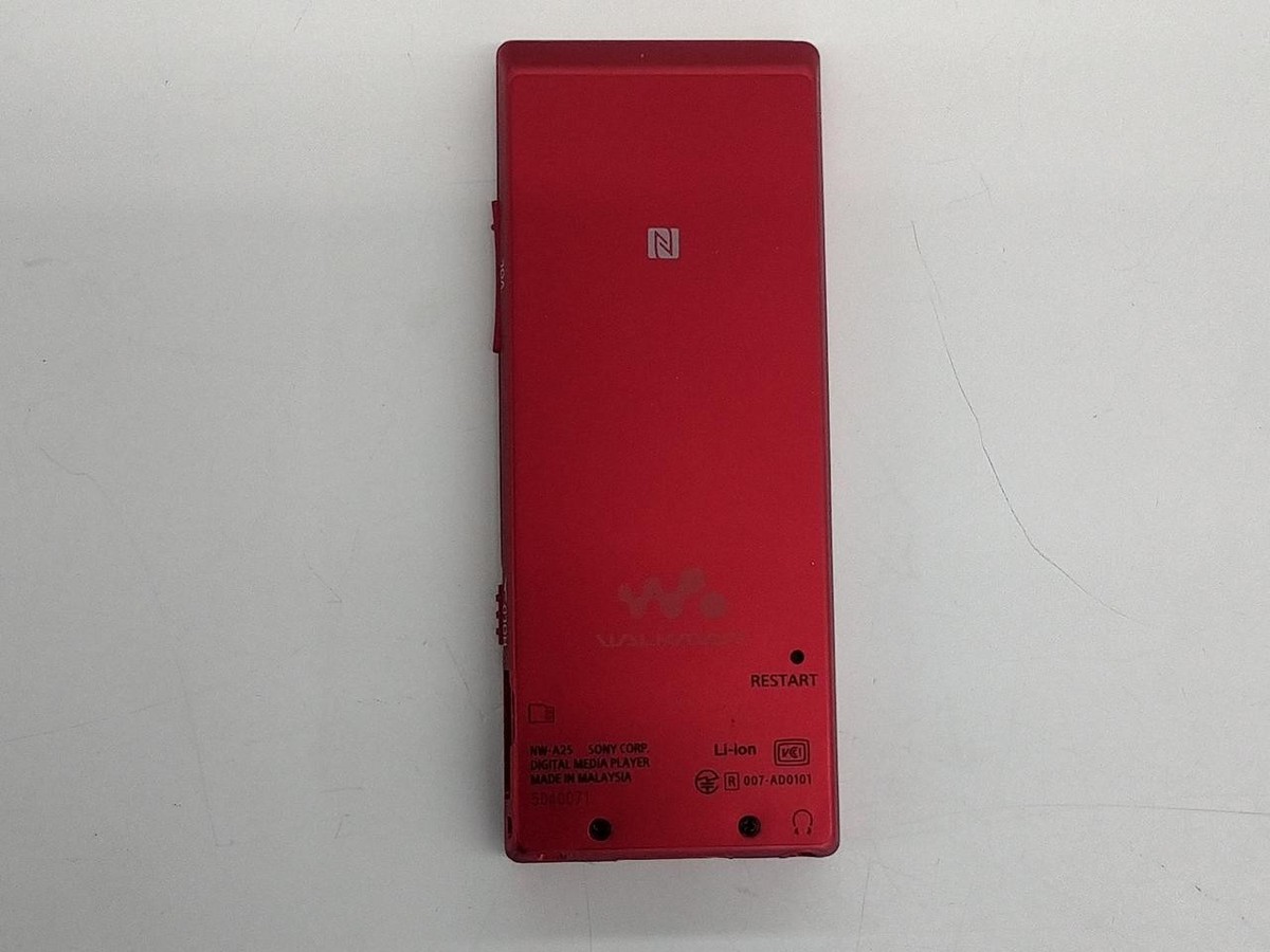 SONY NW-A25HN Walkman Digital Media Player 16GB Cinnabar Red