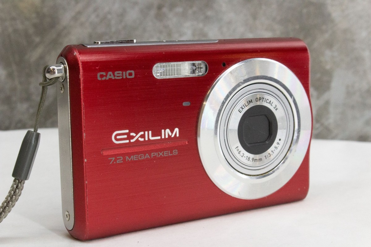 Vintage Casio Exilim EX-Z75 Camera - 7.2MP, 3x Opt Zoom, Works