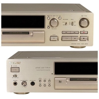 Sony MDS-JB930 MiniDisc Player/Recorder – High-End MD Deck