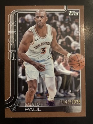 Chris Paul 2025-26 Topps Basketball Gold /2025 Spurs #198 | eBay