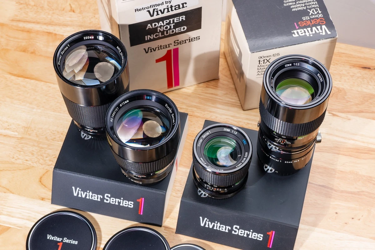 Vivitar Camera Lenses 28mm Focal f/2.5 Maximum Aperture for sale