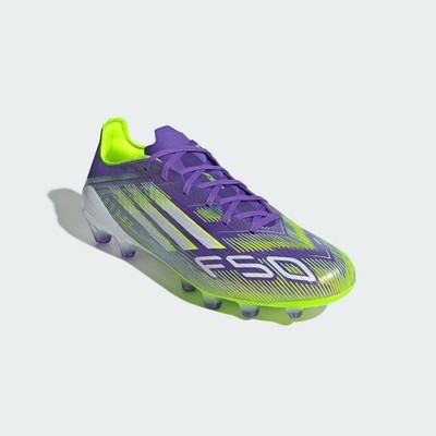adidas F50 PRO HG/AG JAPAN JR4396 Purple Rush Cloud White Soccler