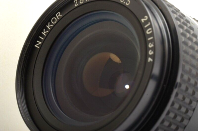 NEAR MINT] Nikon Ai-s Nikkor 28mm f/3.5 AIS MF Lens from Japan