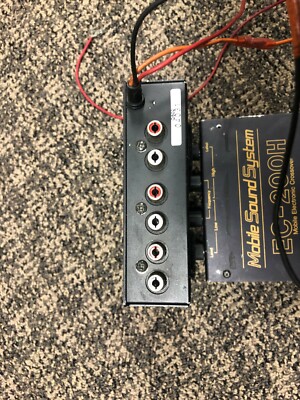 Nakamichi EC-200 & EC-200H Electronic Car Audio Crossover | eBay