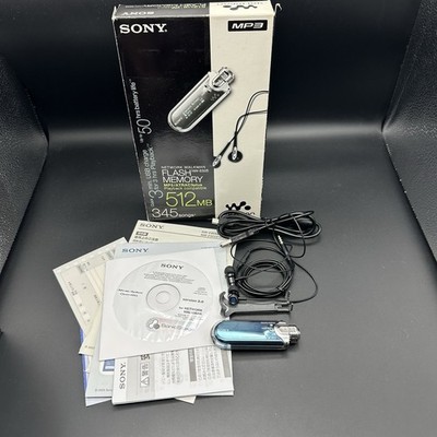 SONY NW-E505 Net Work Walkman Portable Audio Player 512 MB Blue