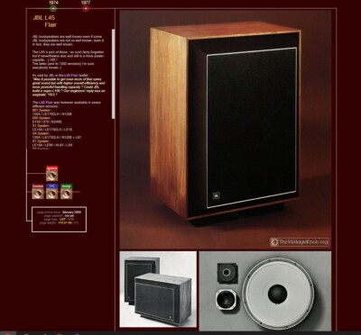 JBL L45 Flair Speakers fully restored | eBay