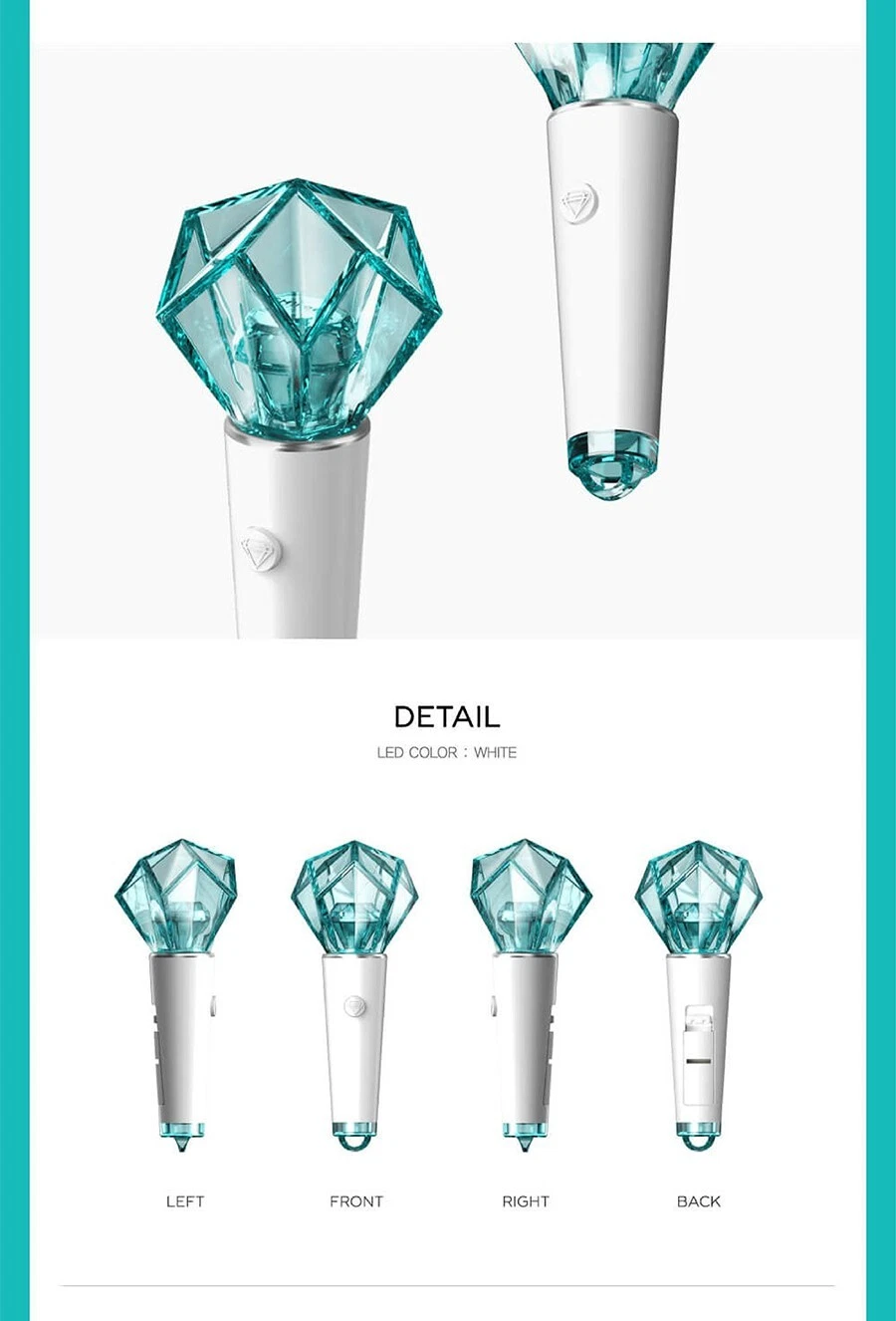 SHINEE OFFICIAL MINI FANLIGHT KEY RING/LIGHT STICK MD GOODS with