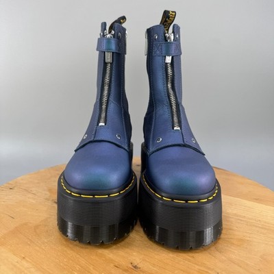 Dr. Martens Jetta Hi Max Womens Size 7 Metallic Leather Platform