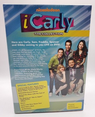 iCARLY The Collection Seasons 1-5 17 DVD Set NEW (USA Compatible