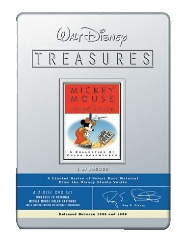 Walt Disney Treasures DVD: Mickey Mouse in Living Color - Sealed