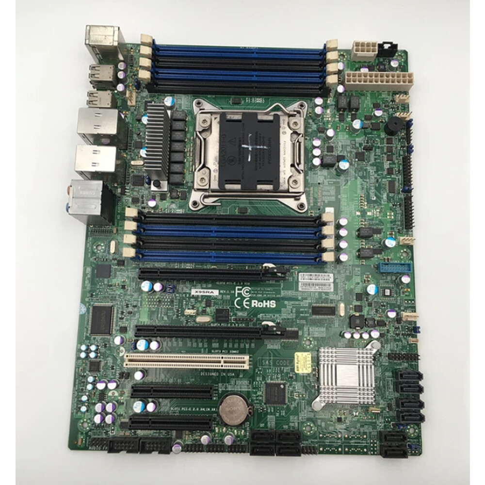 For Supermicro X9SRA Server Motherboard Single socket R LGA2011