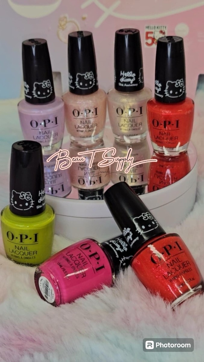 OPI Hello Kitty 50th Anniversary Nail Lacquer Full Collection