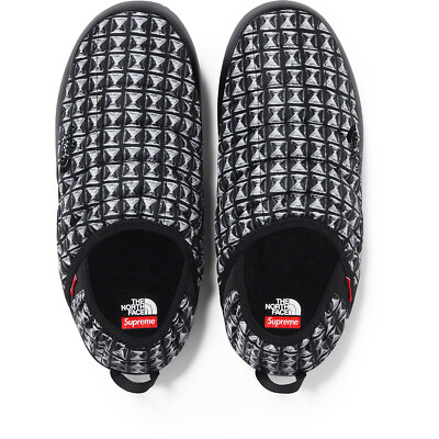 NIB Supreme x The North Face Studded Traction Mule Slipper - Black