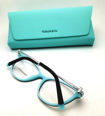 New Tiffany & Co. Reading Glasses TF 2223-B 8055 54-16 Black Blue