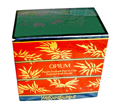VINTAGE YVES SAINT LAURENT OPIUM PERFUMED BATH POWDER 6.0 oz/171g
