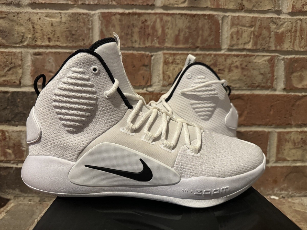 New 10.5 Nike Zoom Hyperdunk X TB White Black Basketball Shoes