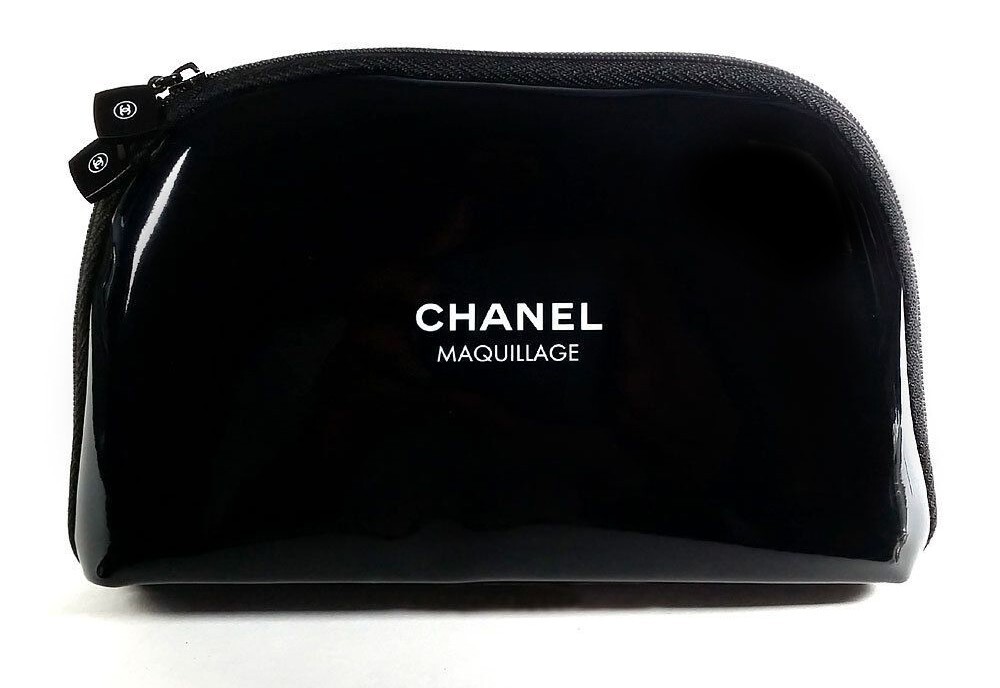 Chanel Black Maquillage Beauty Cosmetics Makeup Bag | eBay