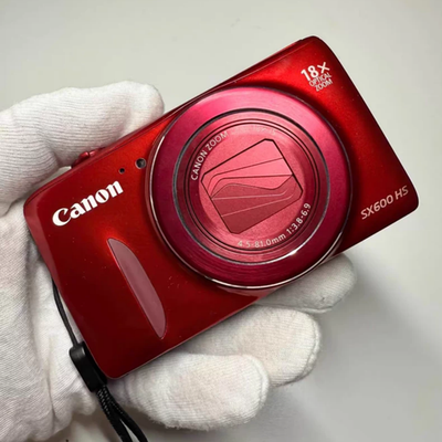 Canon PowerShot SX600 HS 16.0MP Digital Camera - Red for sale