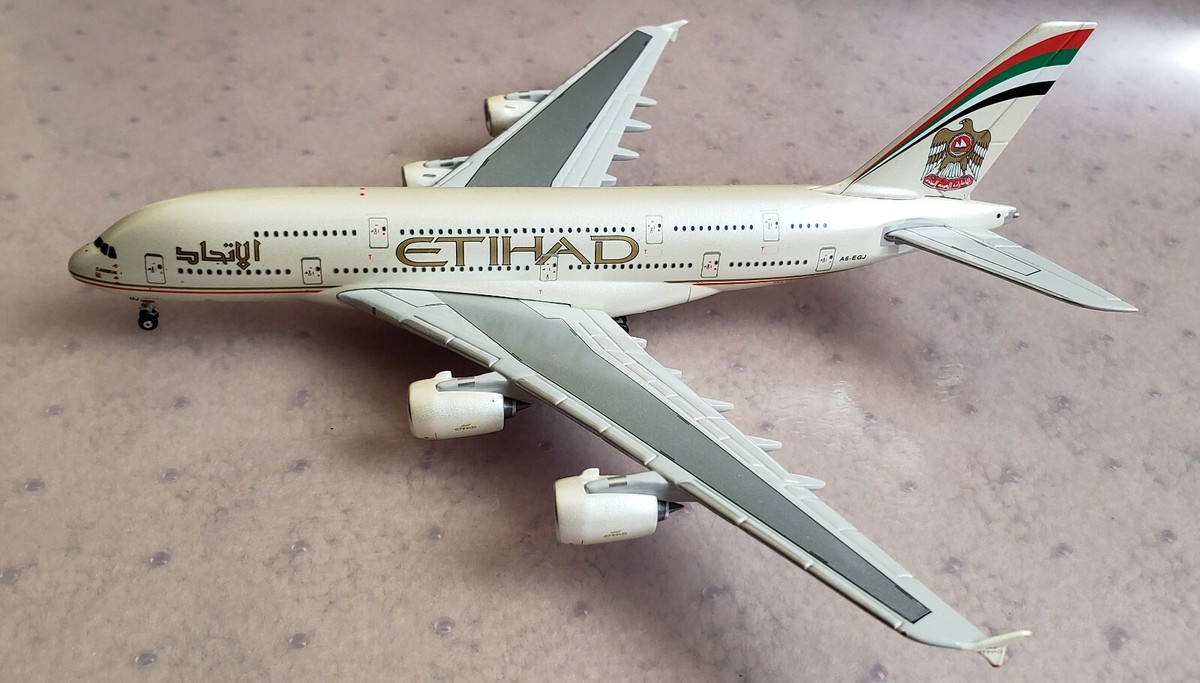 Gemini Jets A380 Etihad Airways Old Livery A6-EGJ in 1:400 | eBay