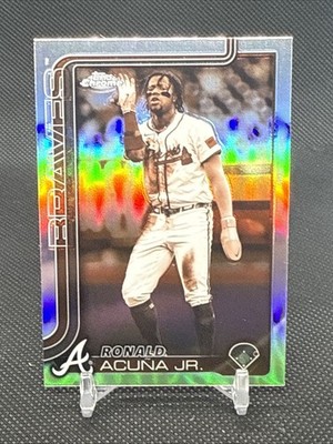 2025 Topps Chrome #257 Ronald Acuna Jr. Sepia Refractor | eBay