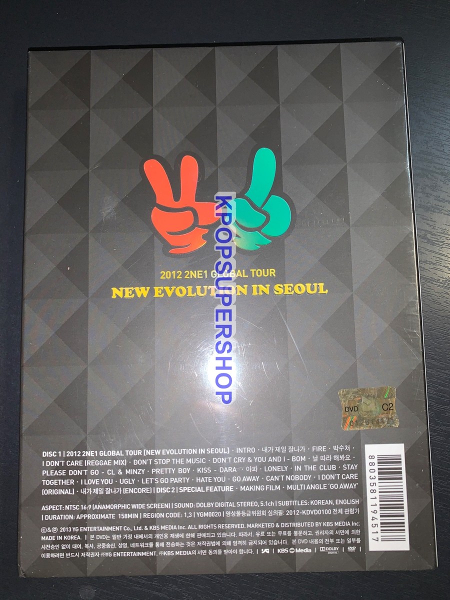 2NE1 Global Tour Live New Evolution in Seoul 2 DVD Photobook New