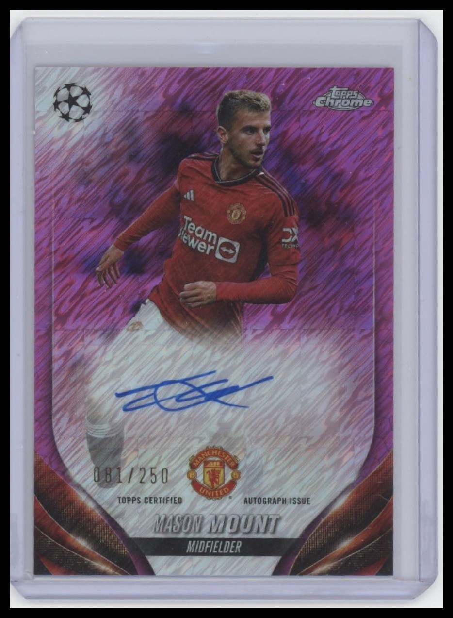 Mason Mount 2023 Topps Chrome UEFA Club Competitions #CA-MM Chrome