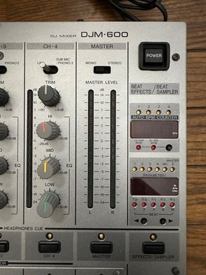 Used Pioneer DJM-600 Mixer 4-channel effects mixer 100VAC from