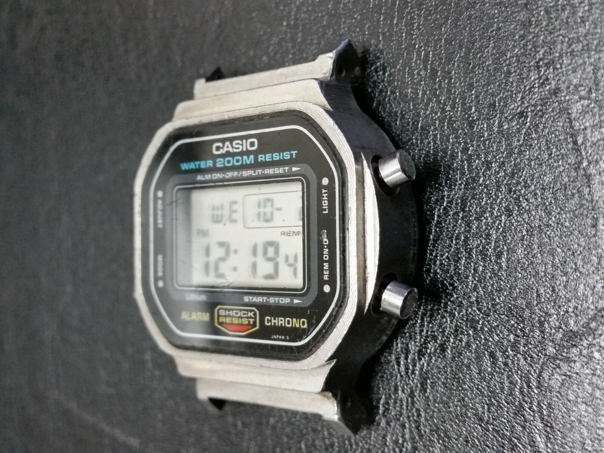 CASIO G-SHOCK DW-5600C-1V 691 Module Model Speed Screw Back Wrist