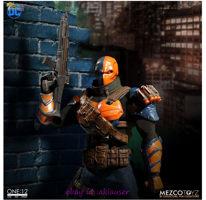 Mezco Toyz 1/12 DC Comics Deathstroke Action Figure Toy Model In