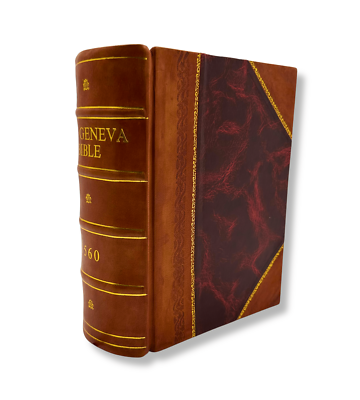 The Geneva Bible 1560 Facsimile Deluxe Leather Bound | eBay