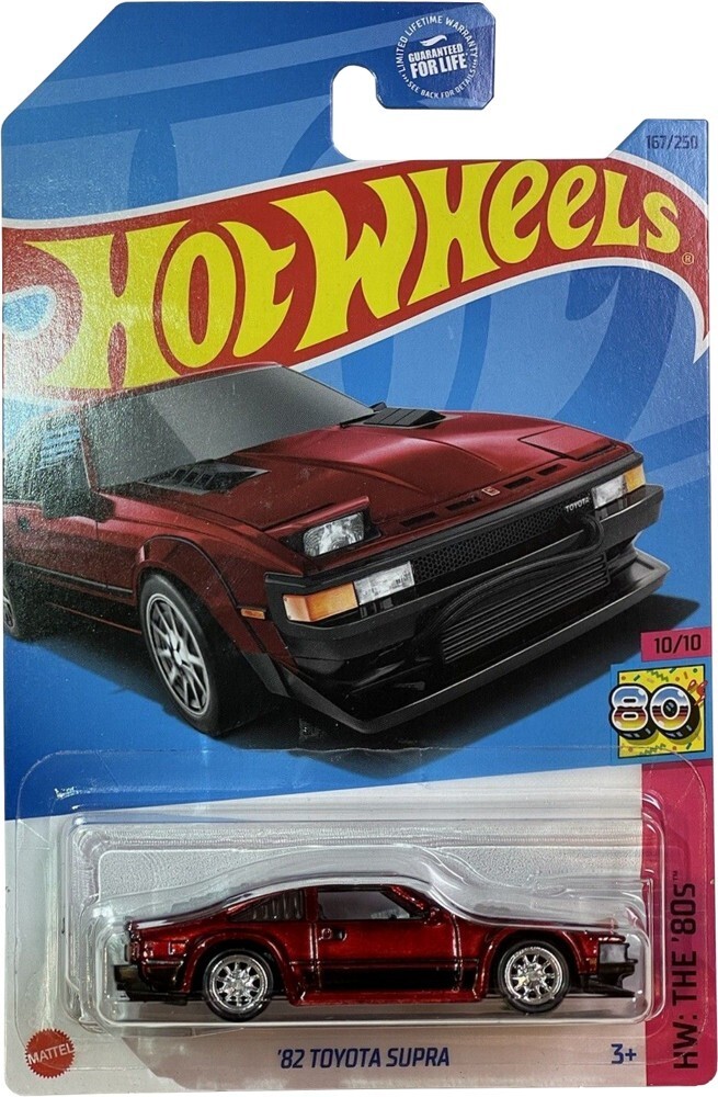 Hot Wheels 2023 Super Treasure Hunt 82' Toyota Supra Red
