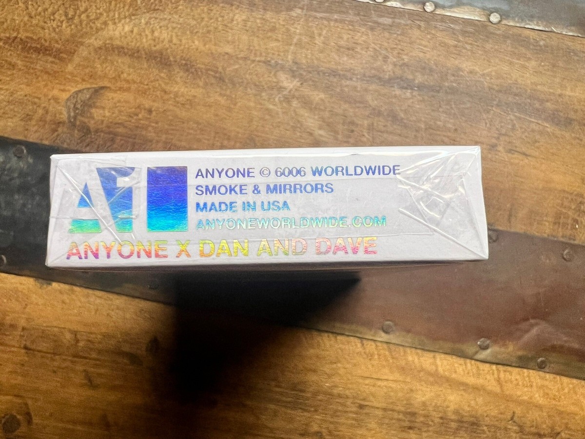 Anyone X Dan and Dave SMOKE Holographic Gilded Playing Cards 1 of